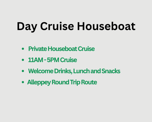 Alleppey Day Cruise Package